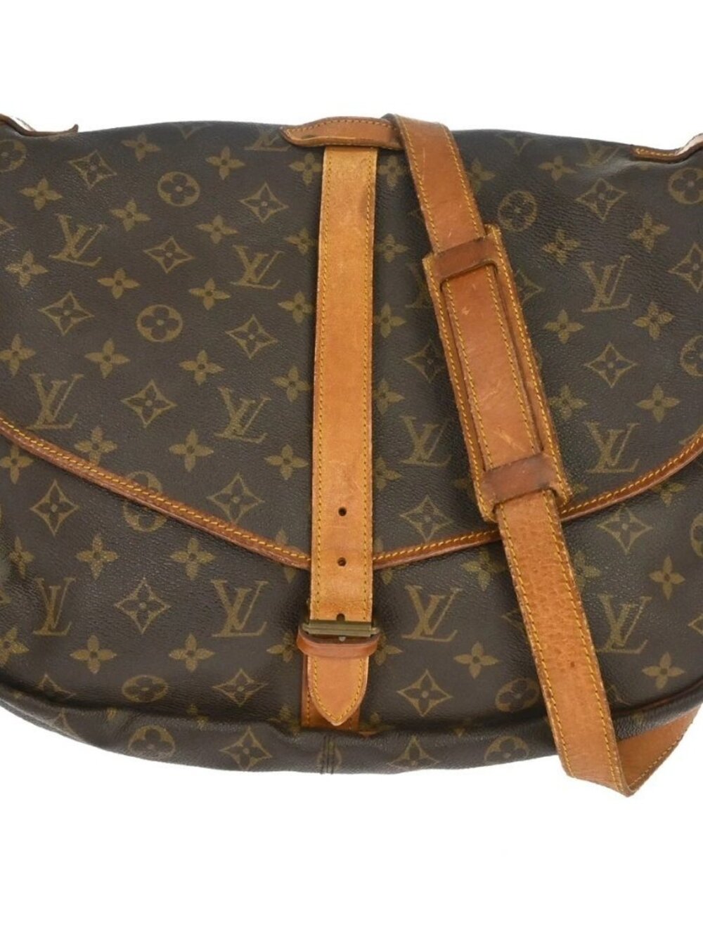 LOUIS VUITTON SAUMUR 35 SHOULDER BAG MONOGRAM M42254 874VI BQ02163